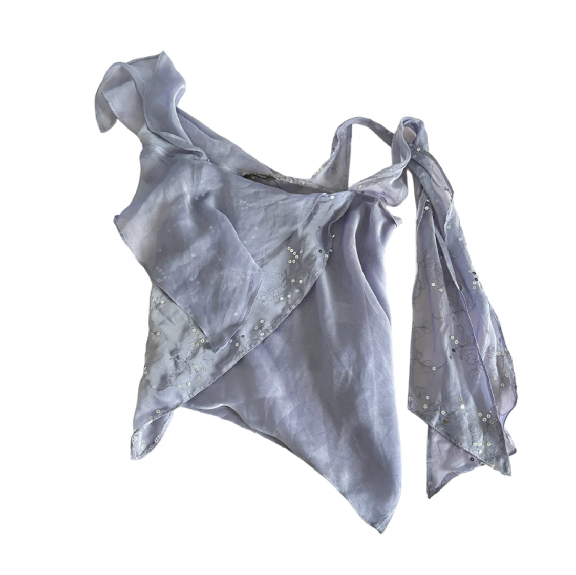 Asymmetrisk sheer top