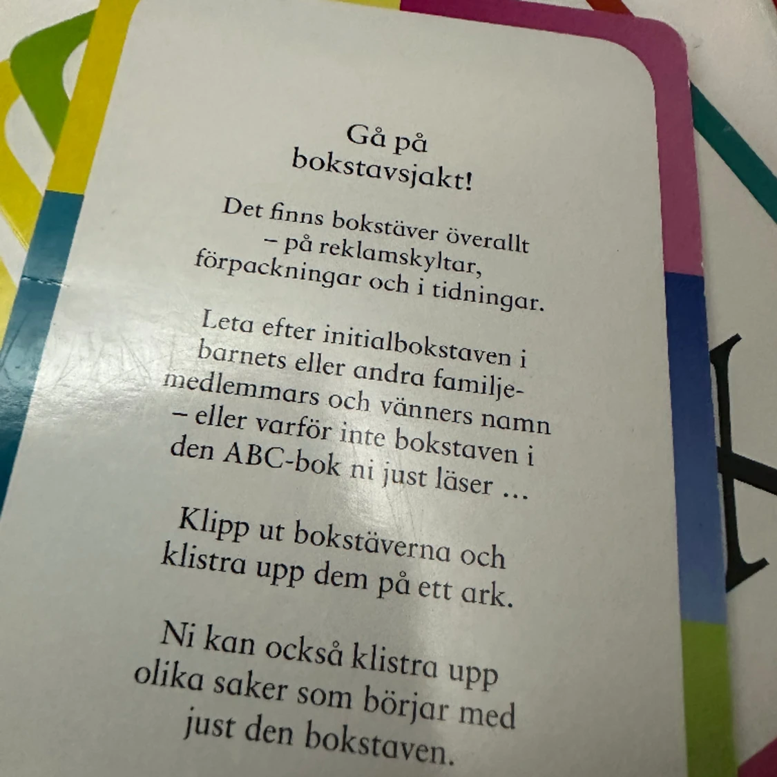 Bokstäver för småbarn  - 91