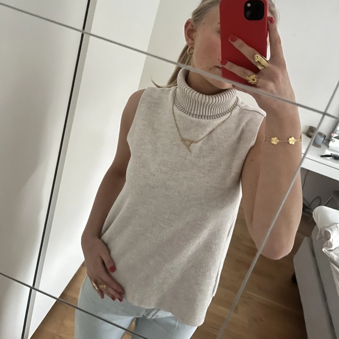 Stickad Polotröja - 91