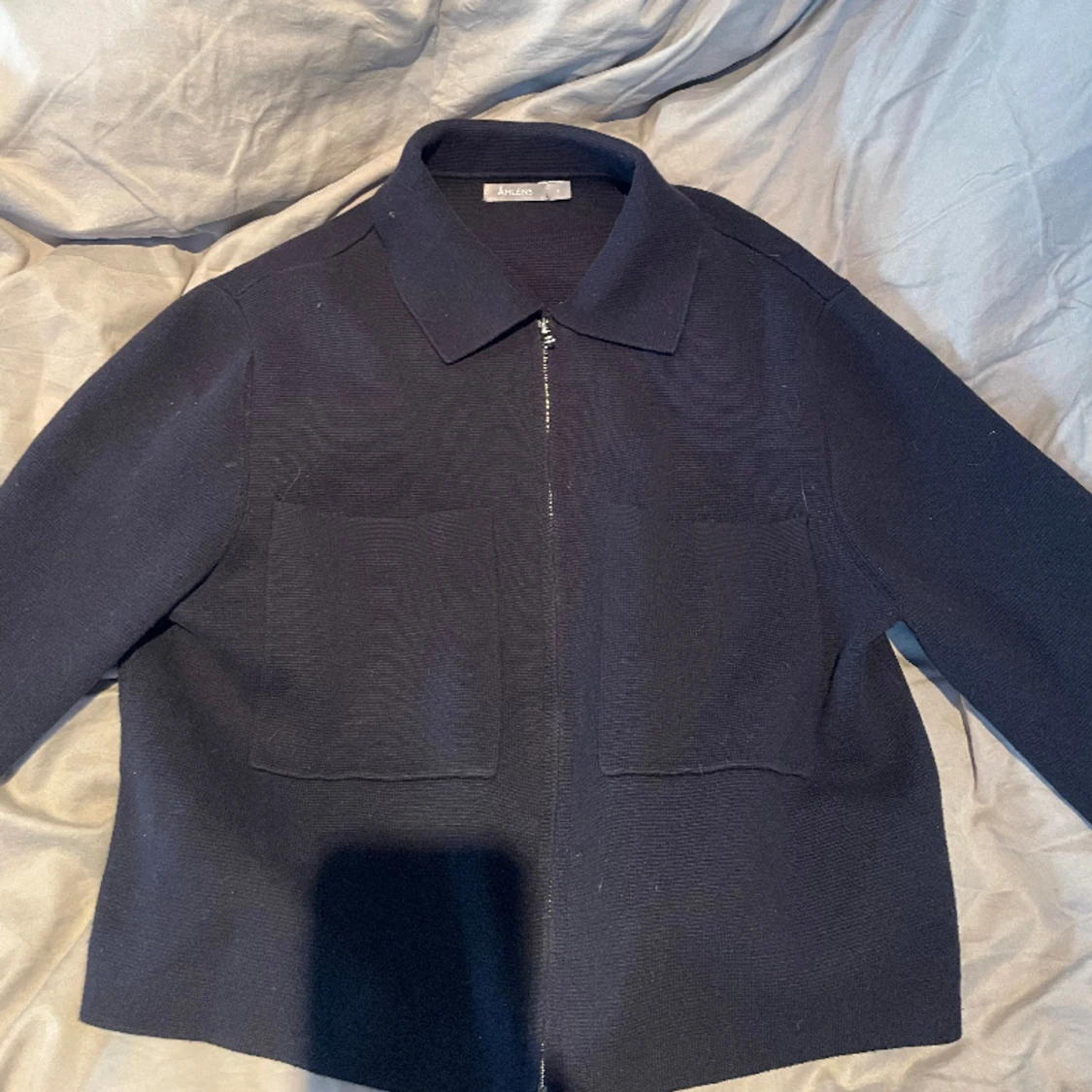 Stickad tunn jacka - 90