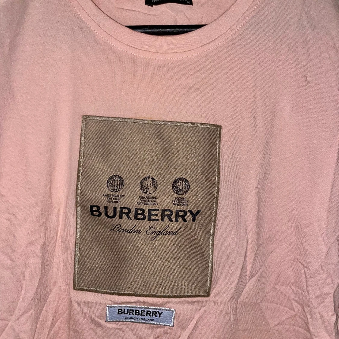 Burberry logo patch t-shirt  - 90