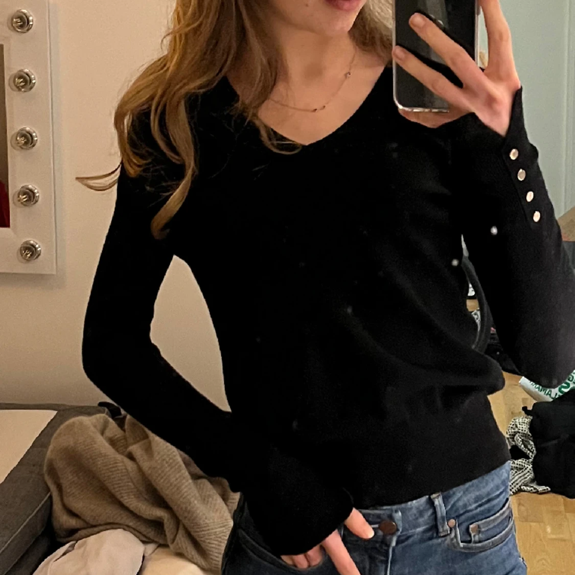 Finstickad tröja fårn zara - 90