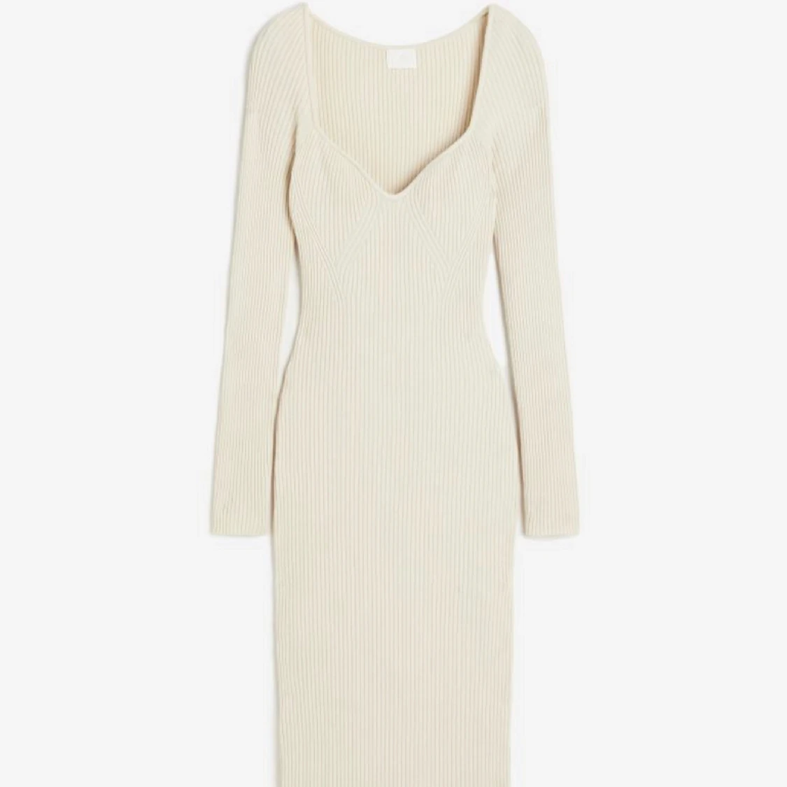 svart stickad klänning - 90