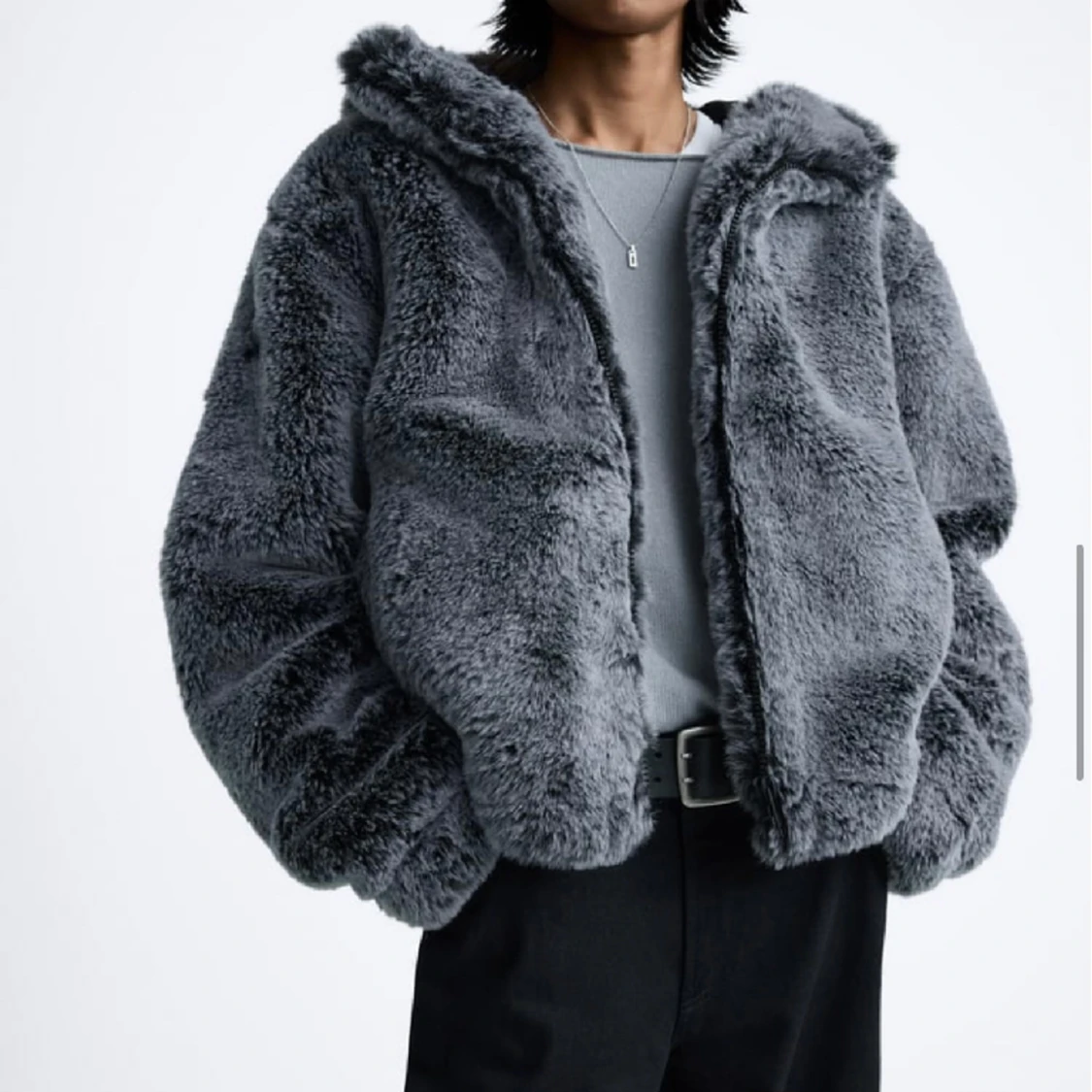 Zara fuskpäls jacka luva