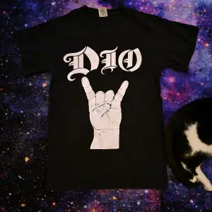 Svart Ronnie James Dio t-shirt, knappt använd 
