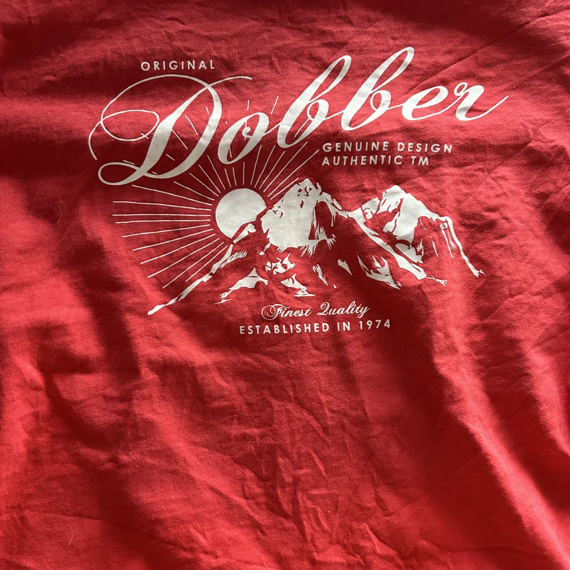 Röd Dobber topp - 90