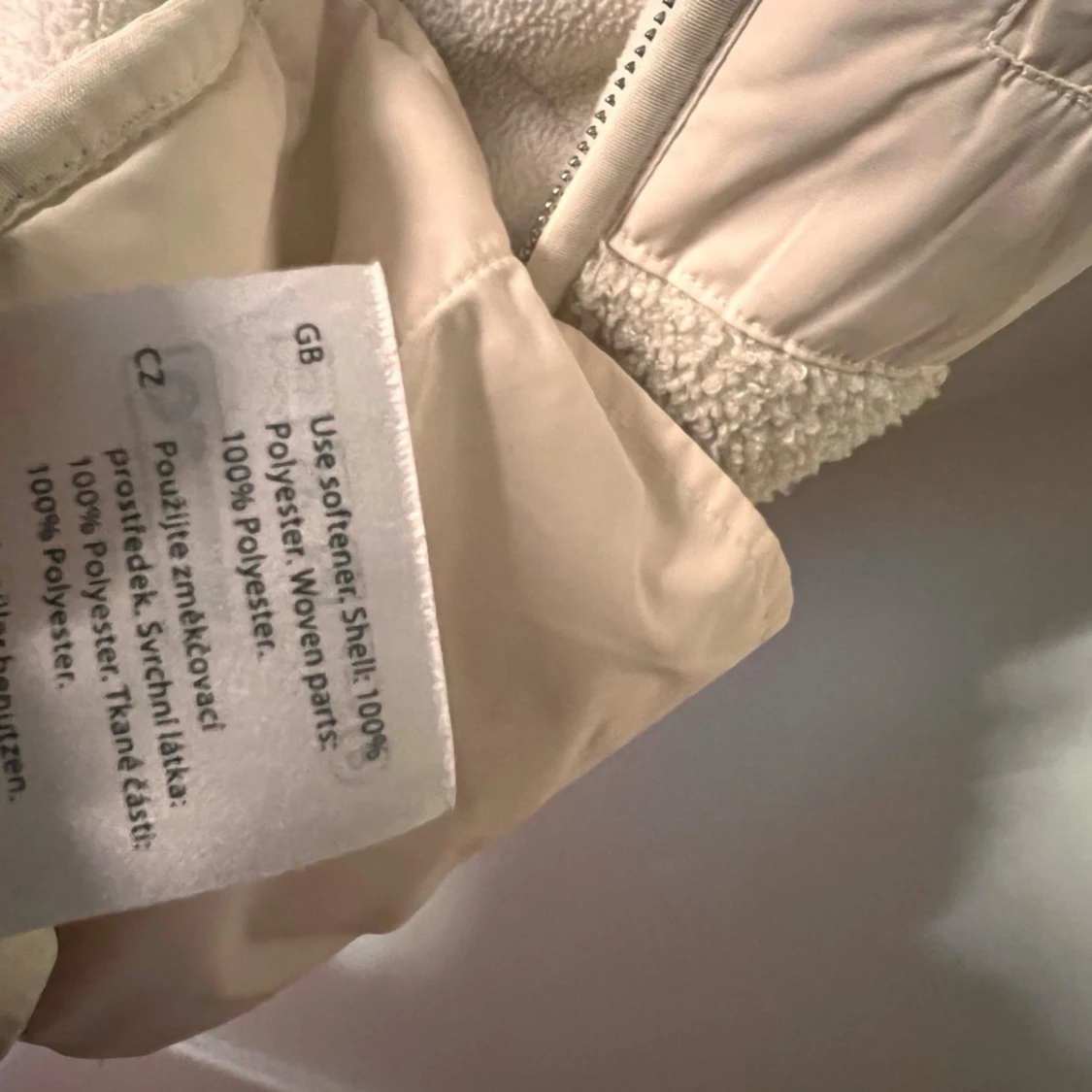 Cos Fleece Zip up beige - 92