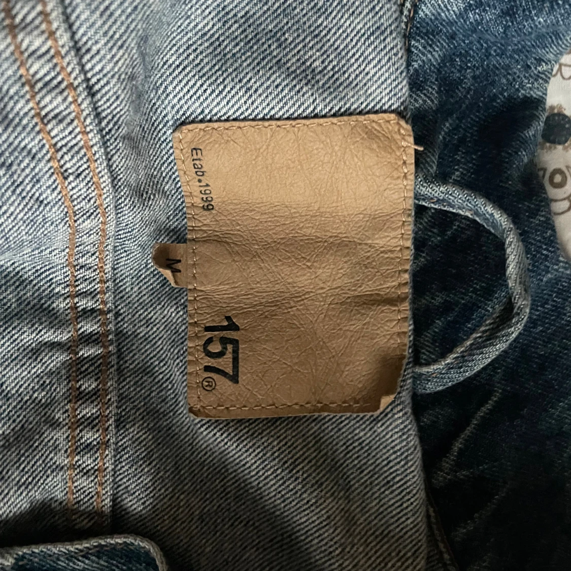 Somrig jeansjacka - 90
