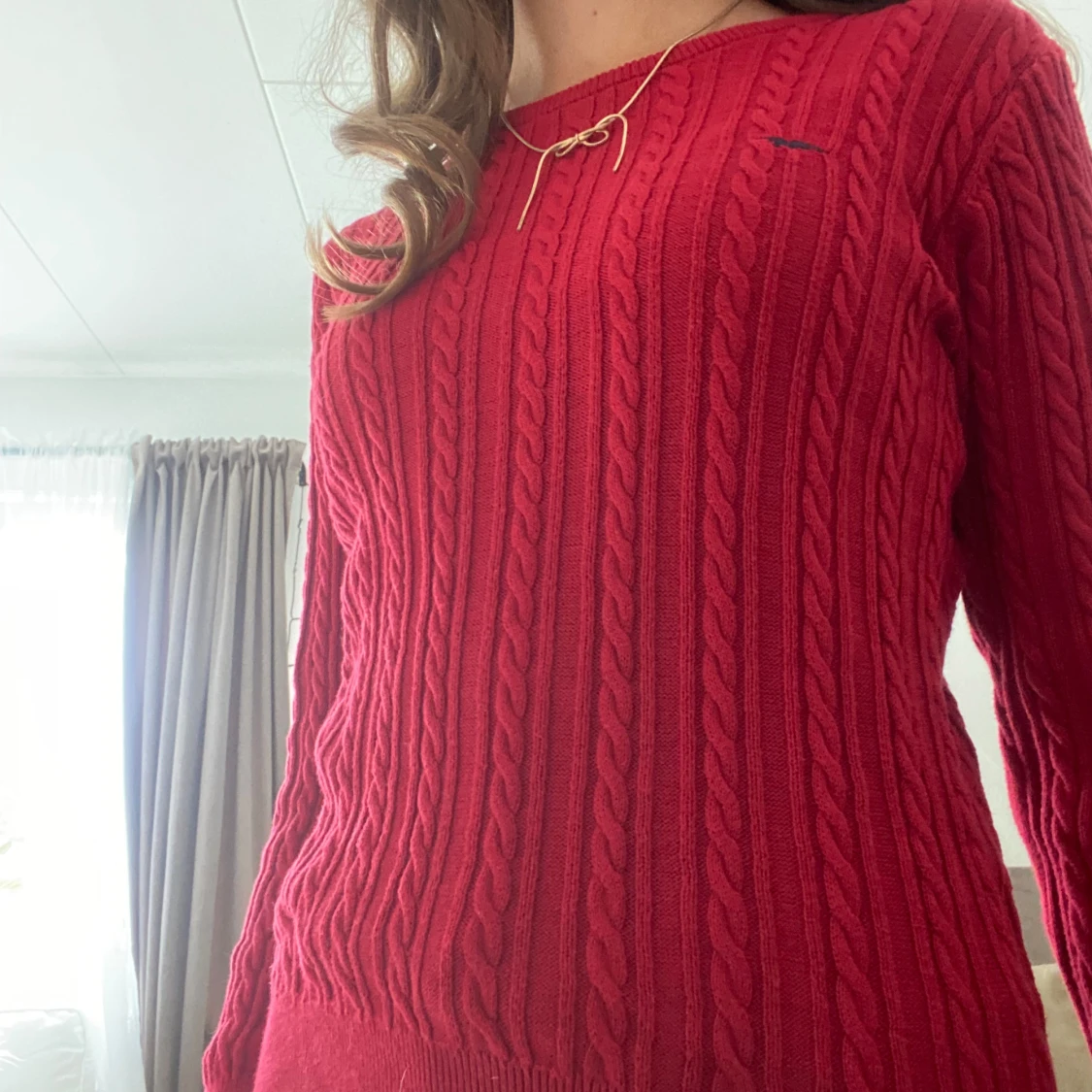 Röd Hampton Republic tröja. - 92