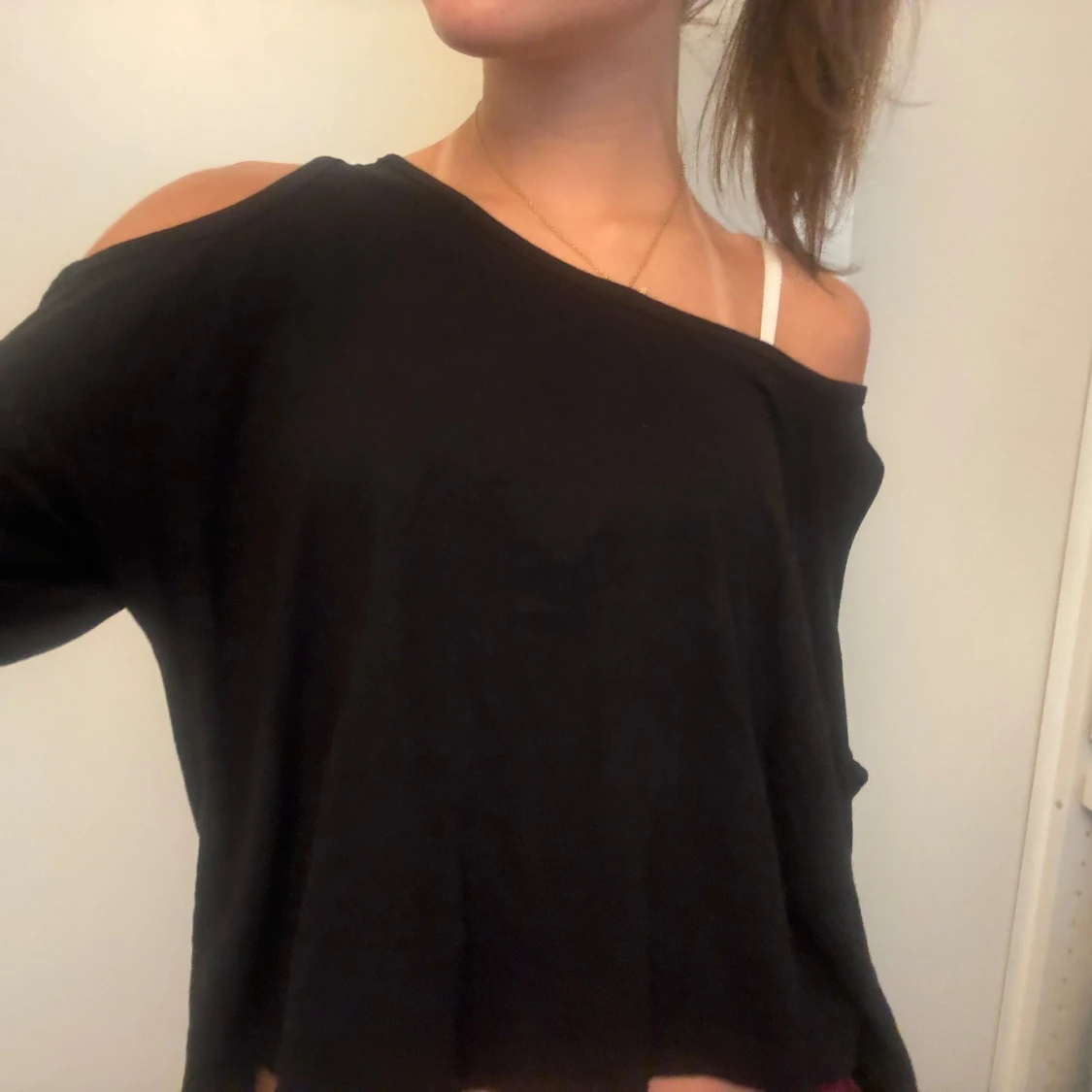 Topp med hålärmar - 90