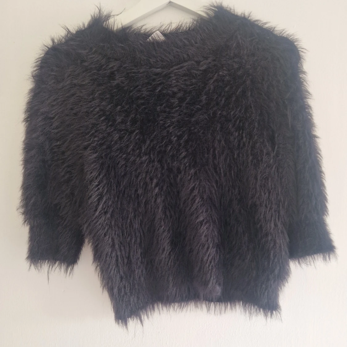 Kortärmad "lurvig" tröja från åhlens