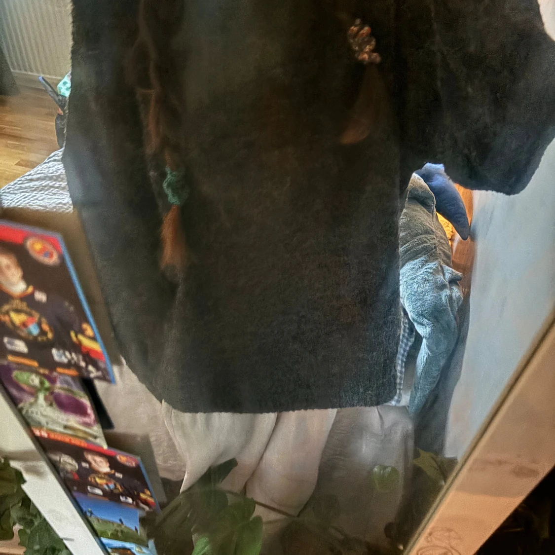  grå stickad tröja ❣️ - 92