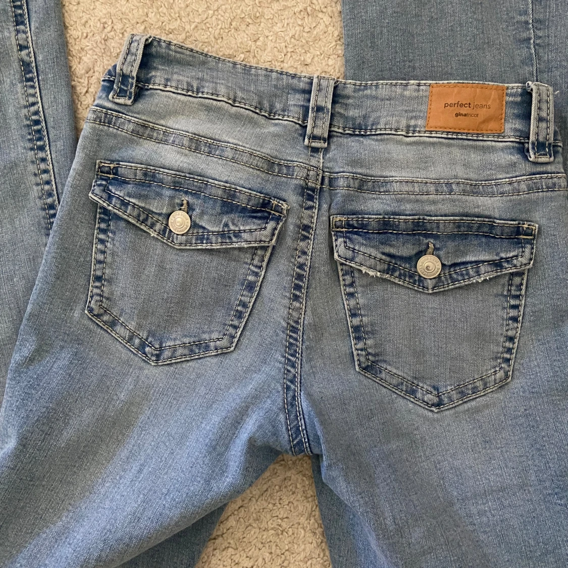 Lågmidjade bootcut jenas - 90