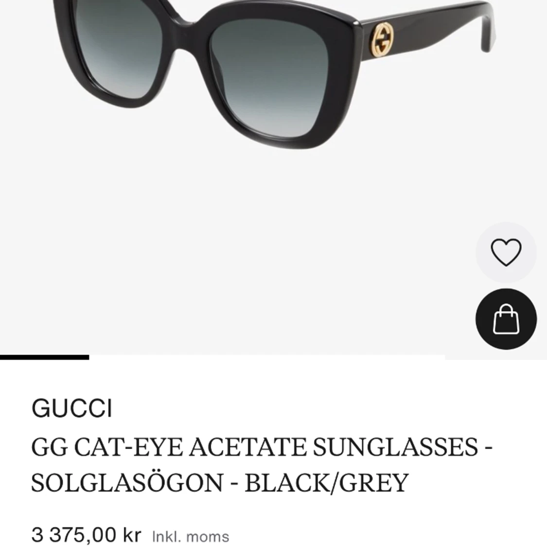 Gucci solglasögon  - 90