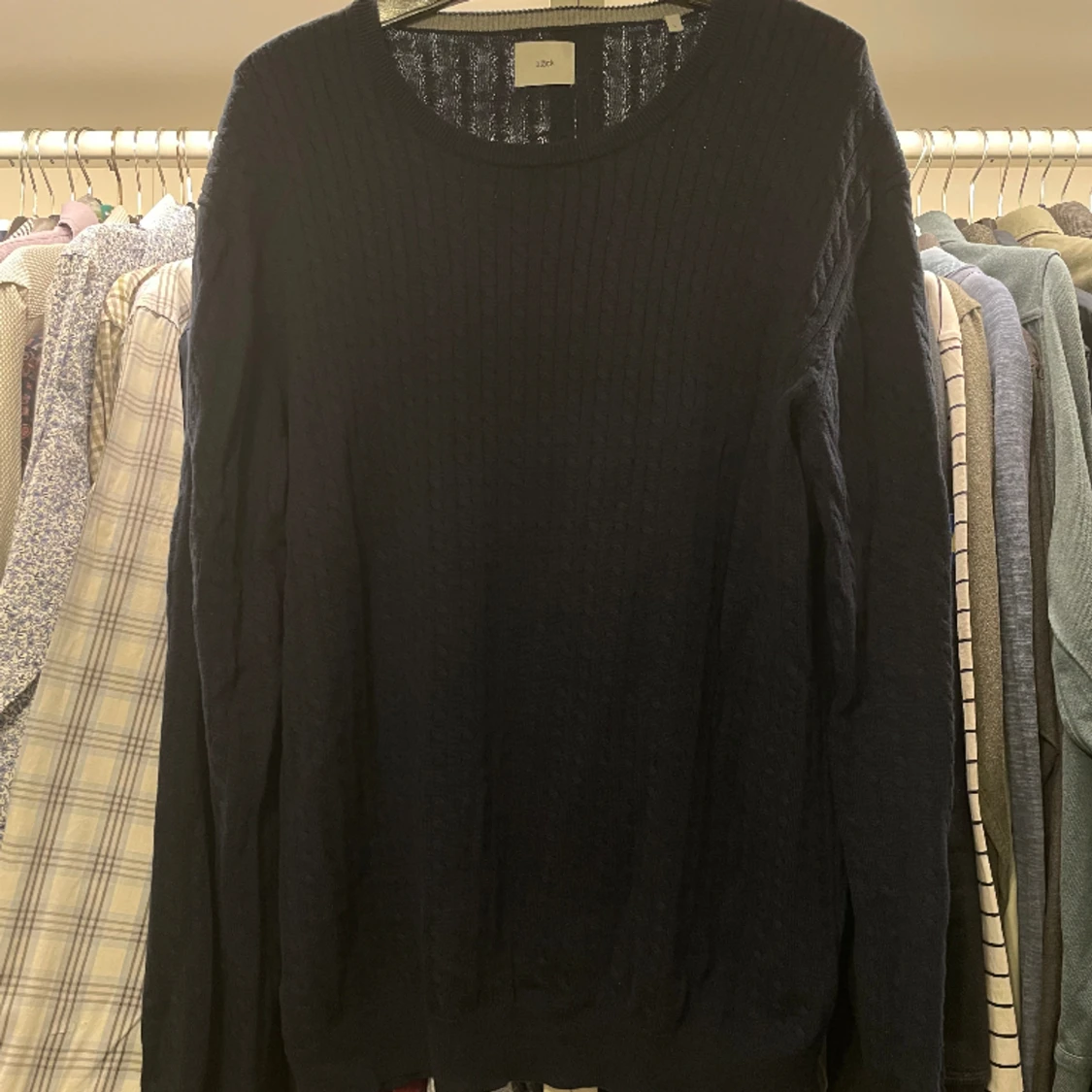 Stickad Tröja Bläck