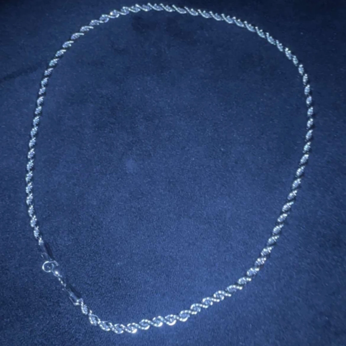 Rostfritt stål kedja silverfärgad 