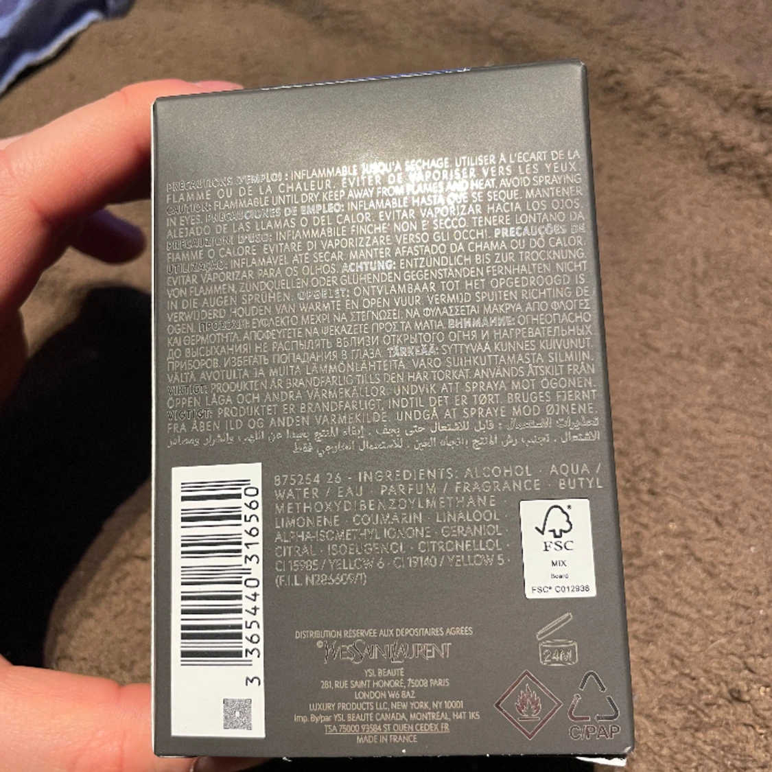 YSL L’HOMME parfym  - 91