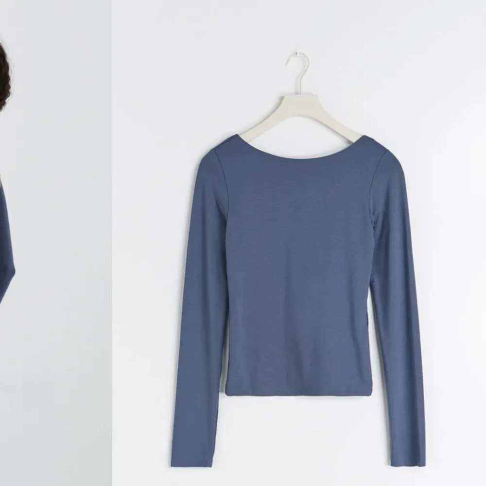 Rygglös tröja från Gina Tricot, använd typ 2 ggr. Säljer då den ej kommer till användning och är lite stor på mig. Ordinarie pris: 250kr. Tröjor & Koftor.
