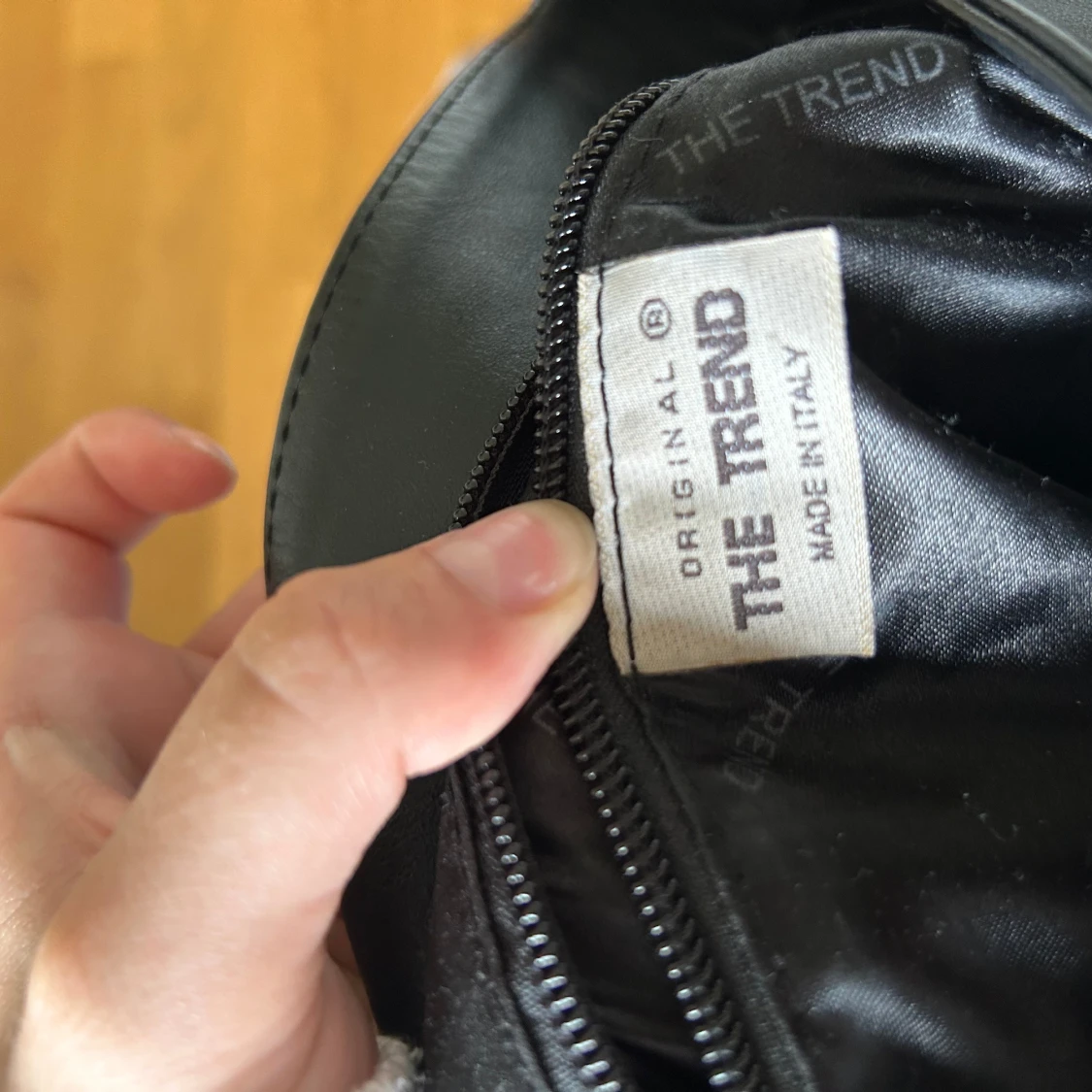 Skinn väska vintage  - 91