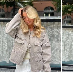 Djerf jacka  - Använd max 10 ggr. Som ny. Kan vara en väst och en jacka. I färgen brown 🫶🏼Kostar ny 2900 kr