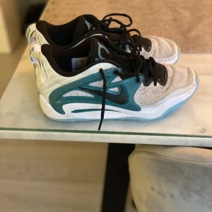 KD 15 basketskor - Använda i två månader och sen vart de för  små.  Kostar 1700 i butik.  Inköpta i april i år och är i jättebra skick. 