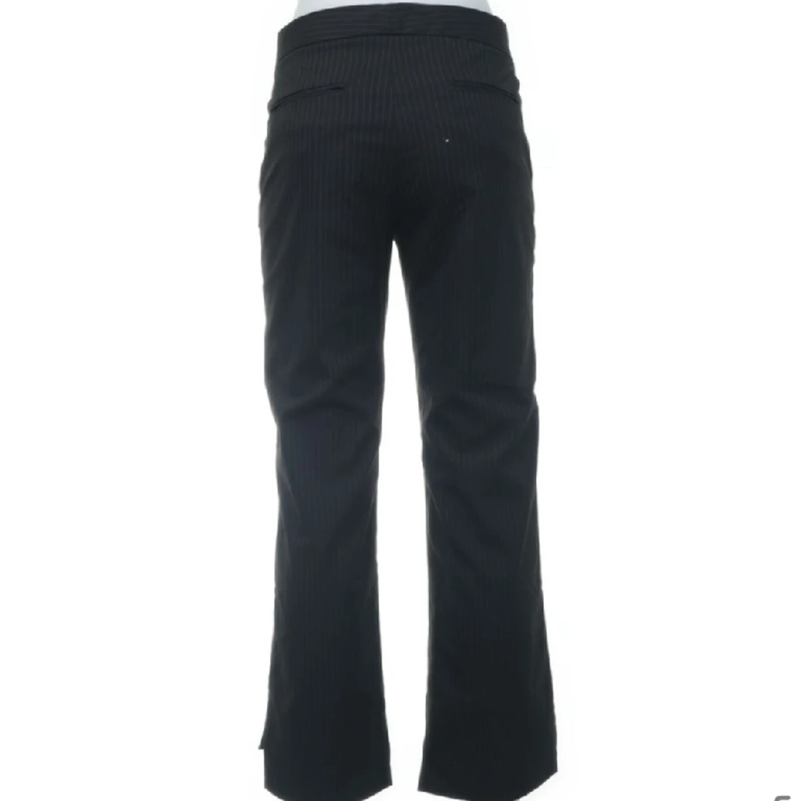 Svarta kostymbyxor med ränder - 90