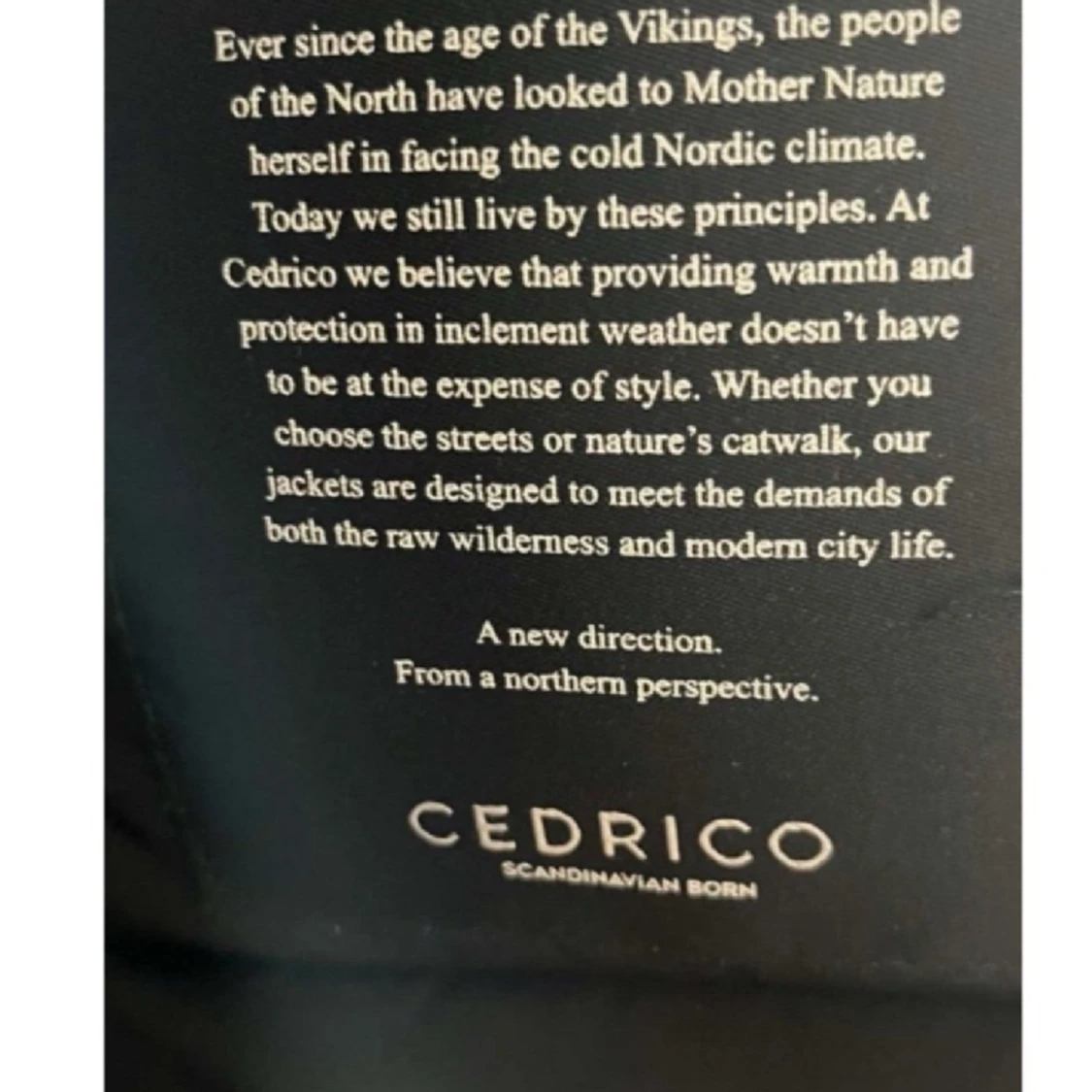 Cedrico monet vinterjacka  - 90