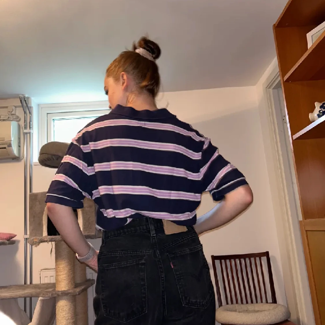 Randig Pikétröja - 90