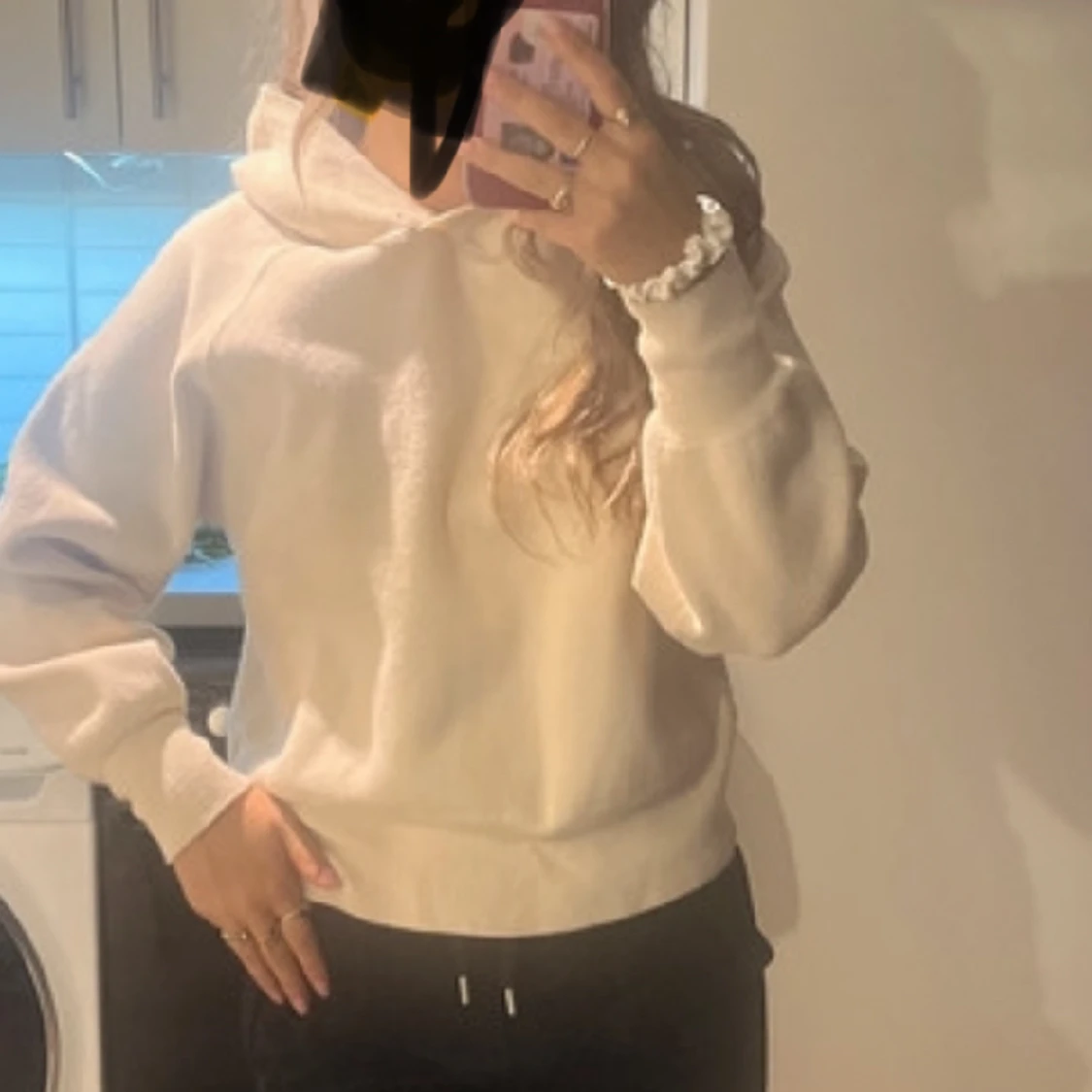 Stickad Hoodie  - 90