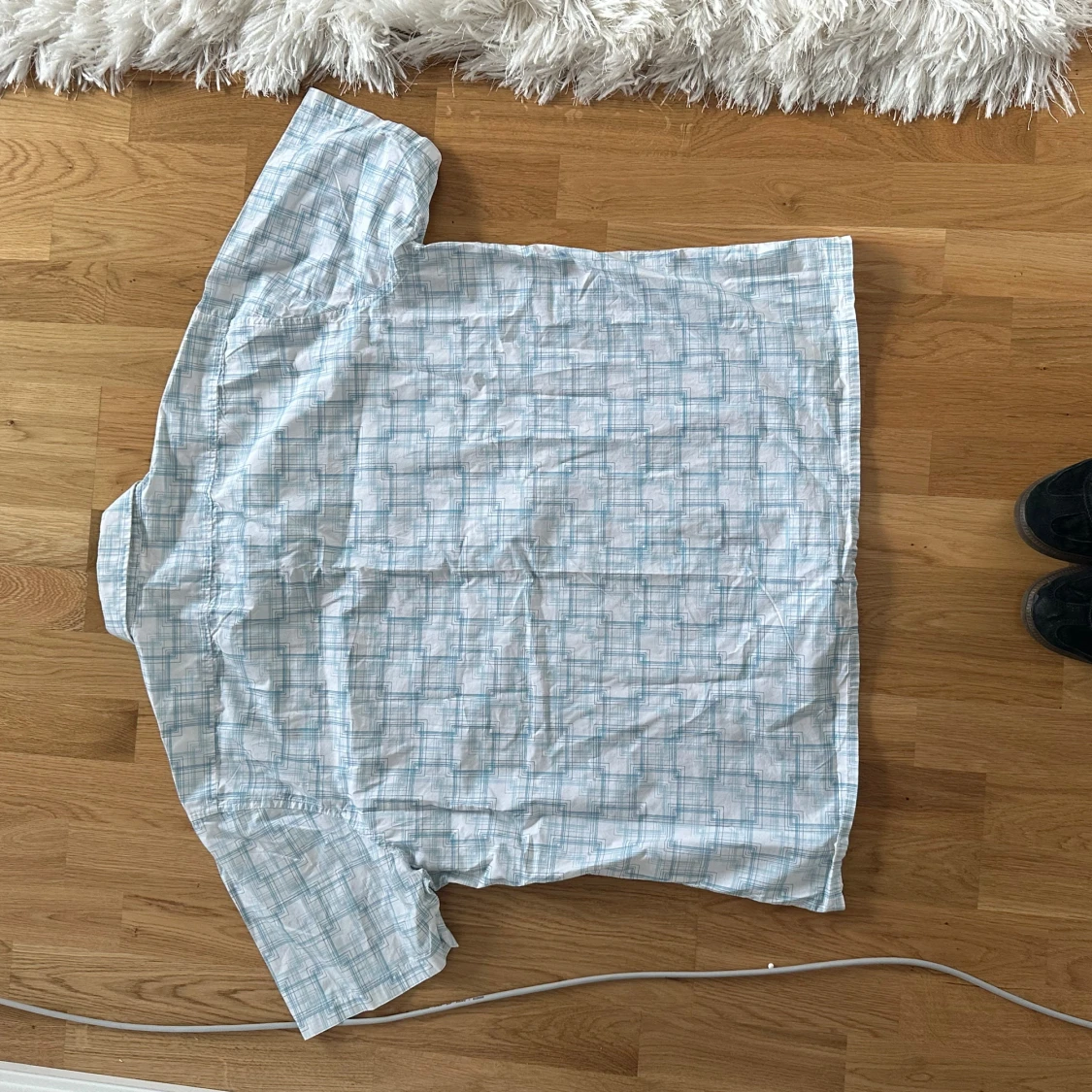 Vintage YSL Yves Saint Laurent skjorta T-shirt retro y2k boxy baggy oversized  - 90