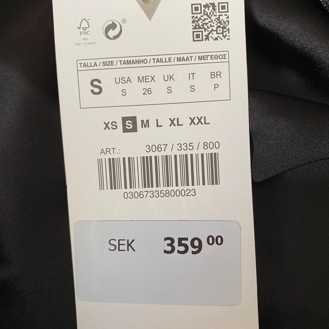 Zara satinklänning - 91