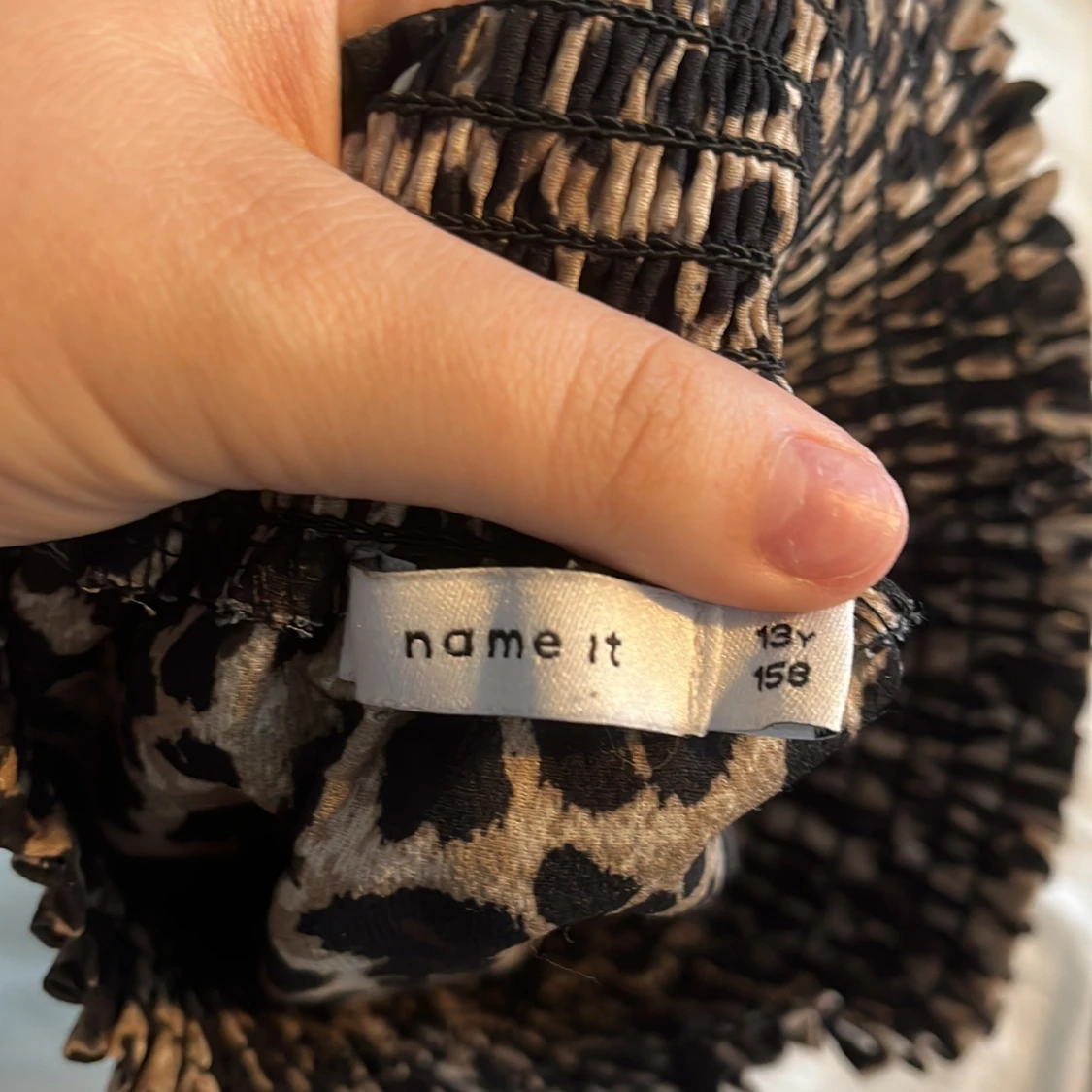 Leopard kjol - 90