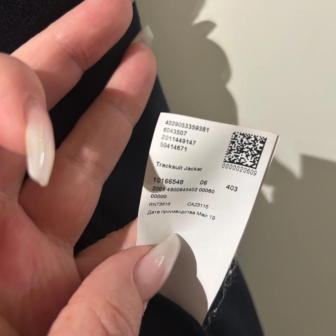 Mörkblå zip  från Hugo Boss - 4