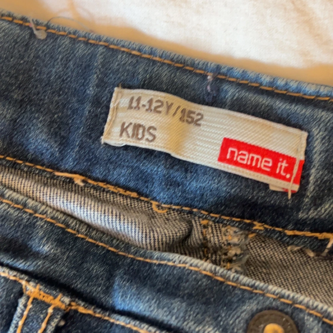 Mörkblå jeanskjol från Name It - 3