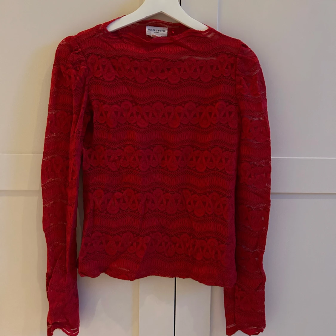  Långärmad spetsblus  - 2