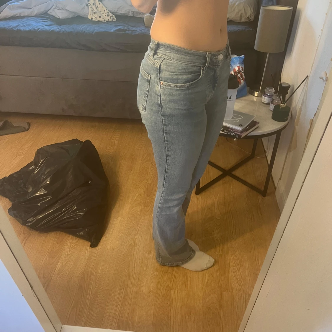 Blå jeans från Gina - 2