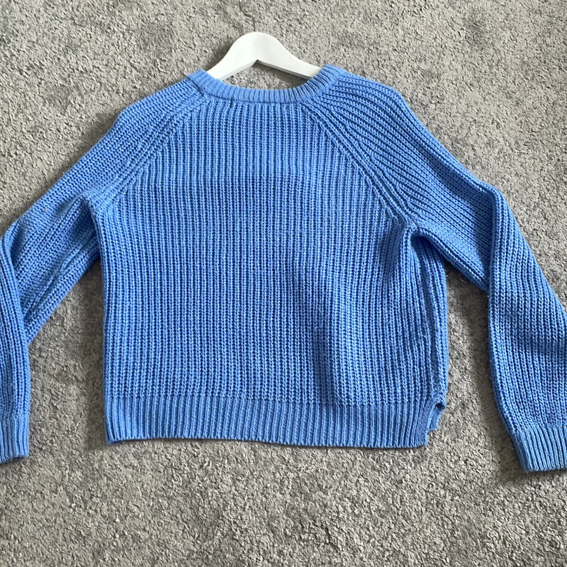 Blå stickad tröja från Vero Moda - 1