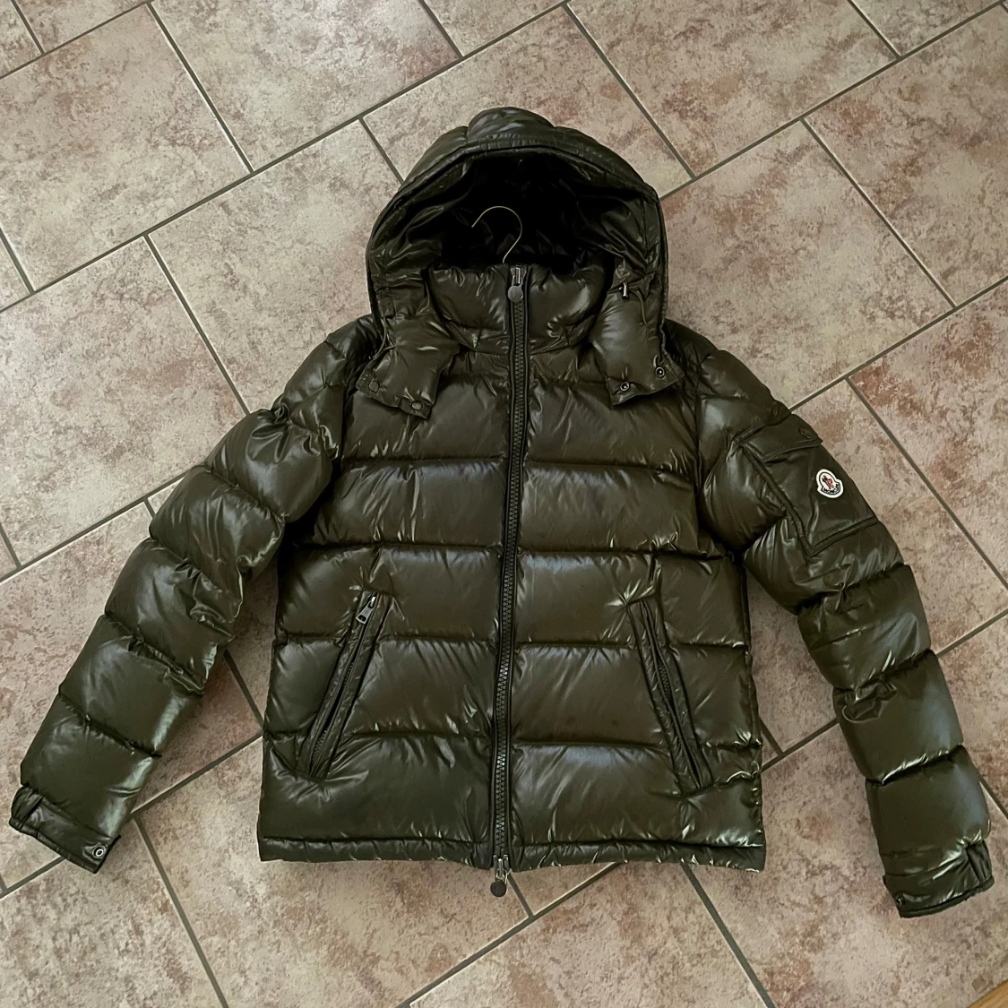 Moncler Maya Military Green Size 1
