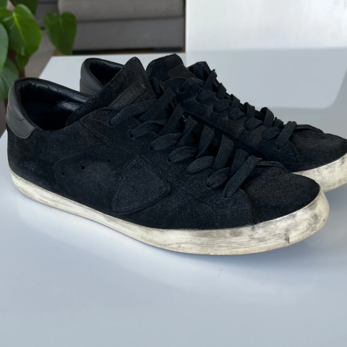 Svarta mockasneakers från Philippe Model