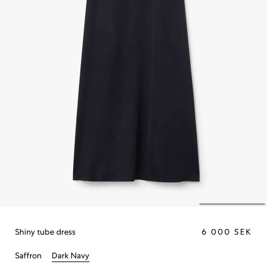 Navy långklänning Dagmar - 1