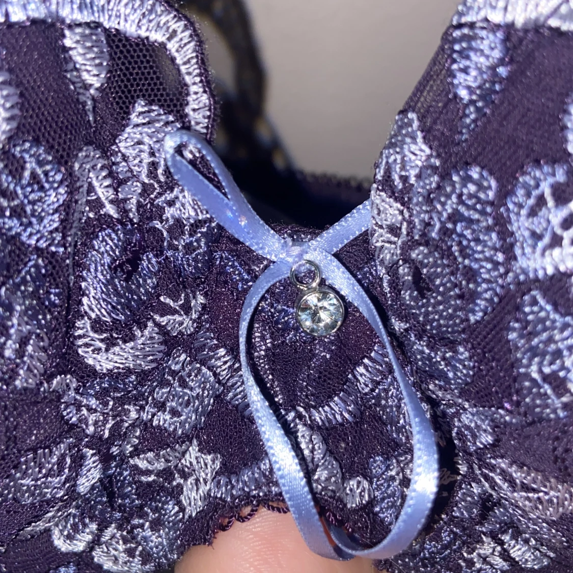 Lila blommig bh från LingaDore 80C - 2