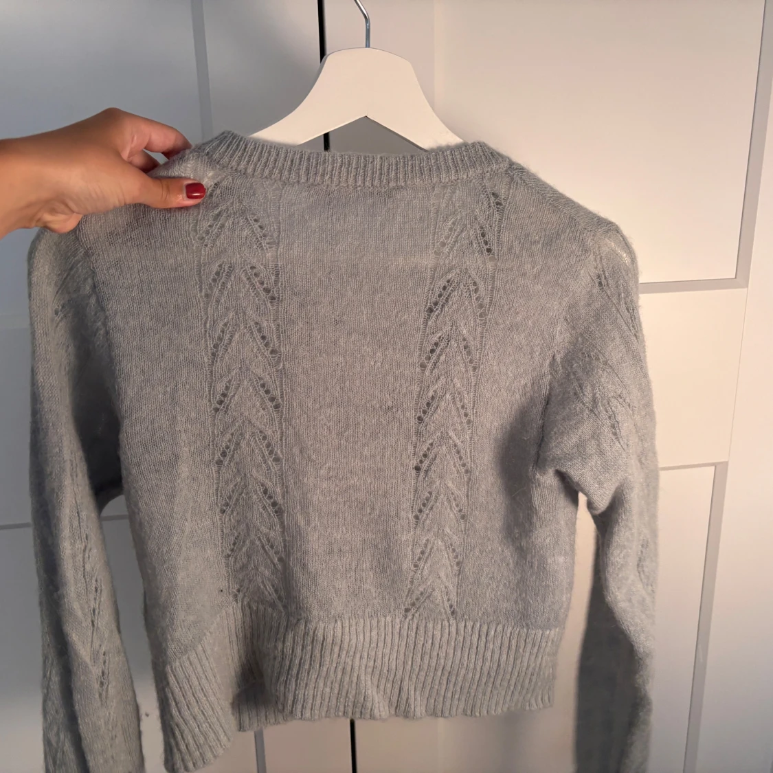 Ljusgrå kofta från Zara - 2