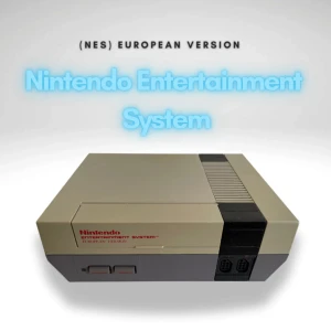 Nintendo Entertainment System (NES) – European Version – Fungerande Retro Konsol - Säljer en klassisk Nintendo Entertainment System (NES) European Version i fint skick. Konsolen är testad och fungerar som den ska – perfekt för dig som vill spela riktiga kassetter på originalhårdvara. Konsolen är i bra begagnat skick med normal gulning på plasten (vanligt för NES).  • Knappar och anslutningar fungerar utan problem.  • Luckan öppnas/stängs som den ska.	                   • Startar och laddar spel utan problem.  • Bild och ljud testat	  • 2 Handkontroller samt en Nintendo Zapper