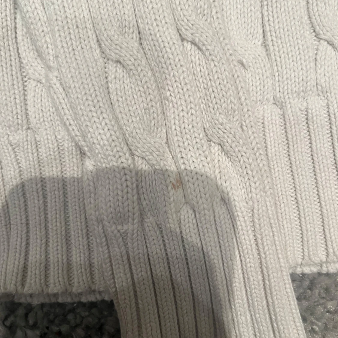 Vit kabelstickad tröja Polo Ralph Lauren - 3