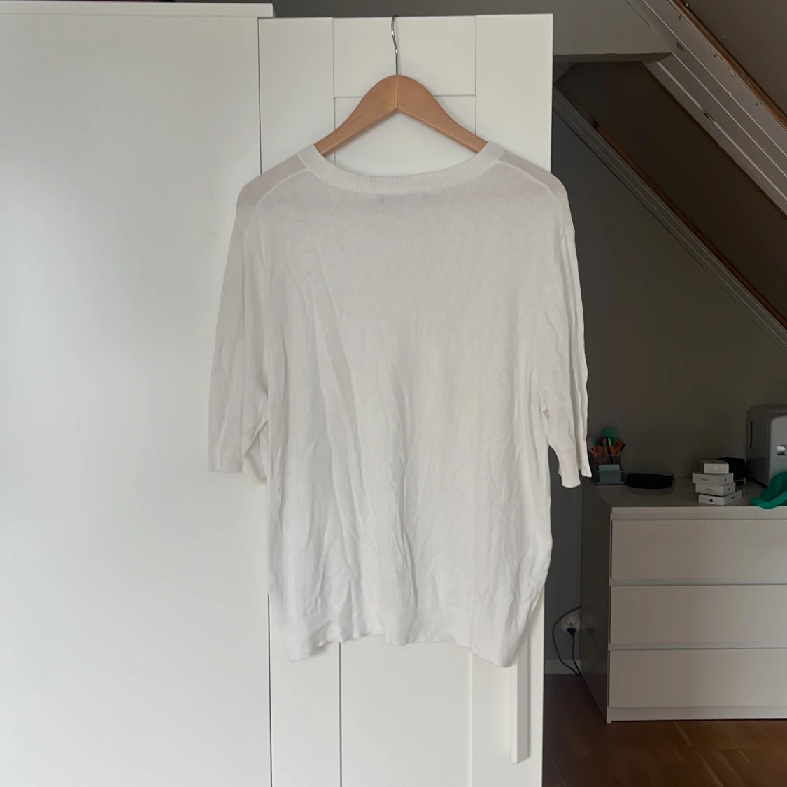 Vit kortärmad tröja från 157 - 2