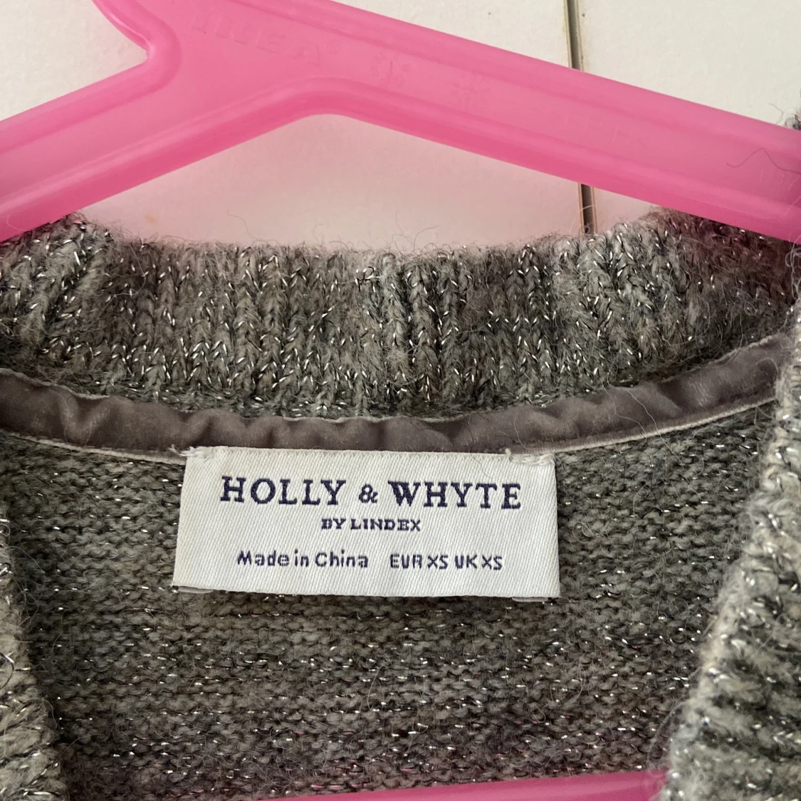 Grå stickad tröja Holly & Whyte XS - 2