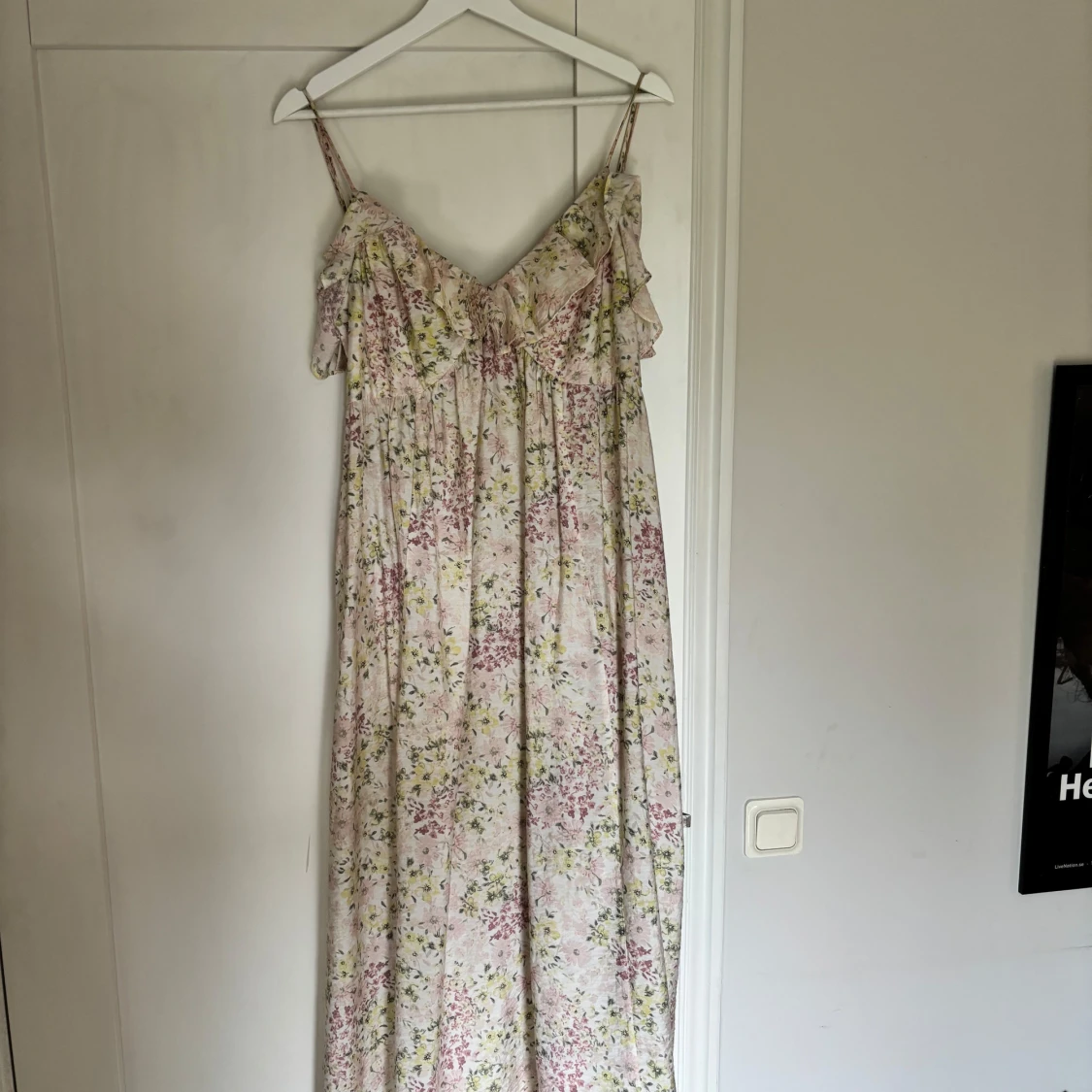 Blommig långklänning från H&M