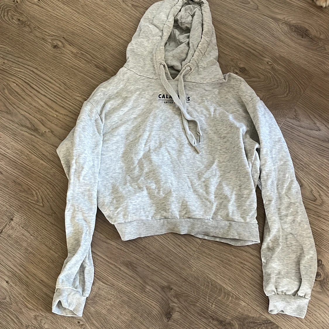 Grå hoodie från Calabasas