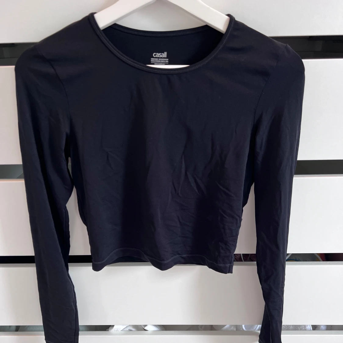 Svart långärmad topp från Casall