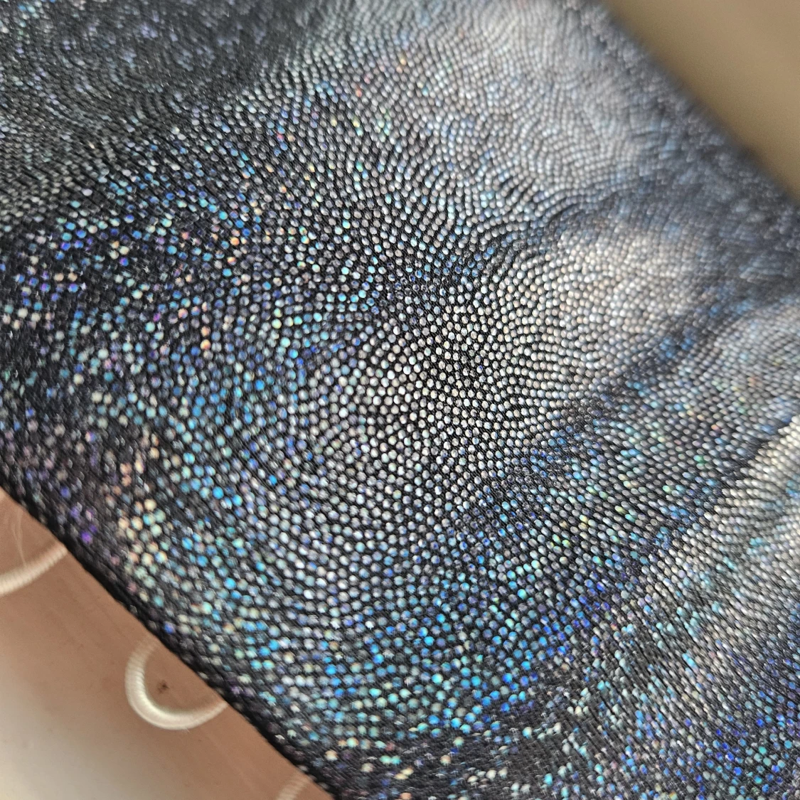 Svart glittrigt disco kon  - 4